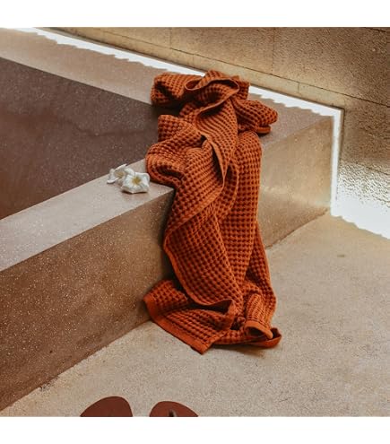 InfuseZen Turkish Cotton Towel – Ultra Absorbent, Quick-Dry, Sand-Resistant Beach & Bath Towel - View #9
