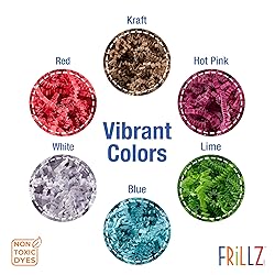 FRILLZ Crinkle Cut Paper Shred Filler for