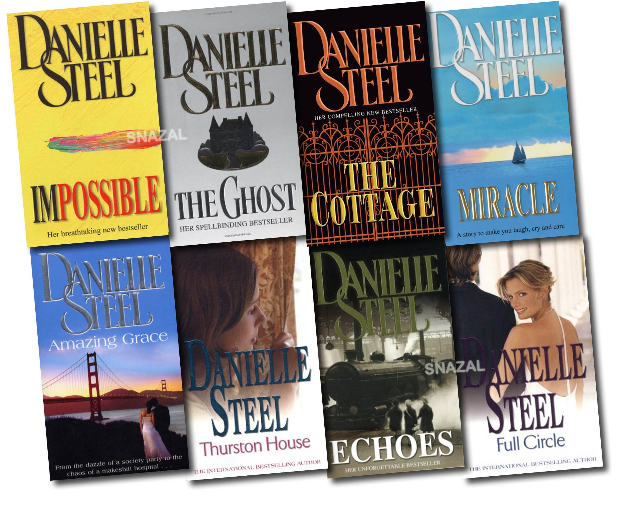 View Collection Danielle Steel Books Background