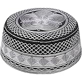 Muslim Prayer Kufi Hat for Men Boys Islamic Beanie Skull Cap Prayer Headwear Embroidery Kofia Topi Sun Hat Ramadan Eid Gift