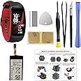 GREEN FUSION Compatible with Samsung Gear Fit 2 Pro Smartwatch Replacement Battery, EB-BR365ABE Battery for Gear Fit 2 Pro SM-R365, with & Installation Manual & Professional Toolkit