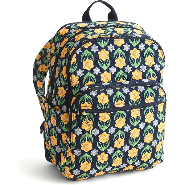 Amazon.com: Vera Bradley Women's Premium Cotton Bancroft Backpack