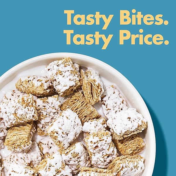 MALT-O-MEAL MINI FROSTED SPOONERS BREAKFAST CEREAL, SWEET FROSTED-WHEAT SQUARES, FAMILY BULK SIZE 27 OZ RESEALABLE BAG