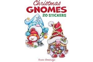 Christmas Gnomes: 20 Stickers (Dover Little Activity Books Stickers)