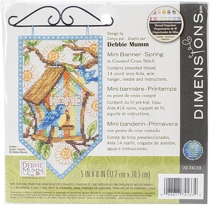 Amazon Com Dimensions 72 74133 Debbie Mumm Counted Cross Stitch