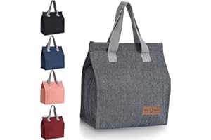 FERNYE Lunch Bag for Women/Men,Waterproof Reusable Portable Lunch Tote ,Designed for Adults,Students,Thermal Cooler Bag Ideal