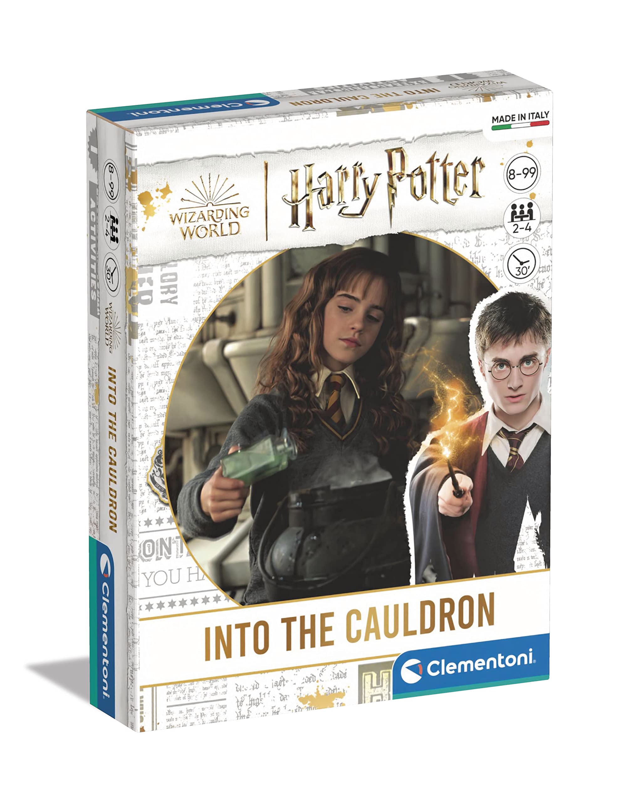 Clementoni - 16392 - Harry Potter - The Card Game - Board Games For 8 Years Olds And Older, Family Games For Teens And Adults, 2-5 Players, Card Games, Fun Challenges