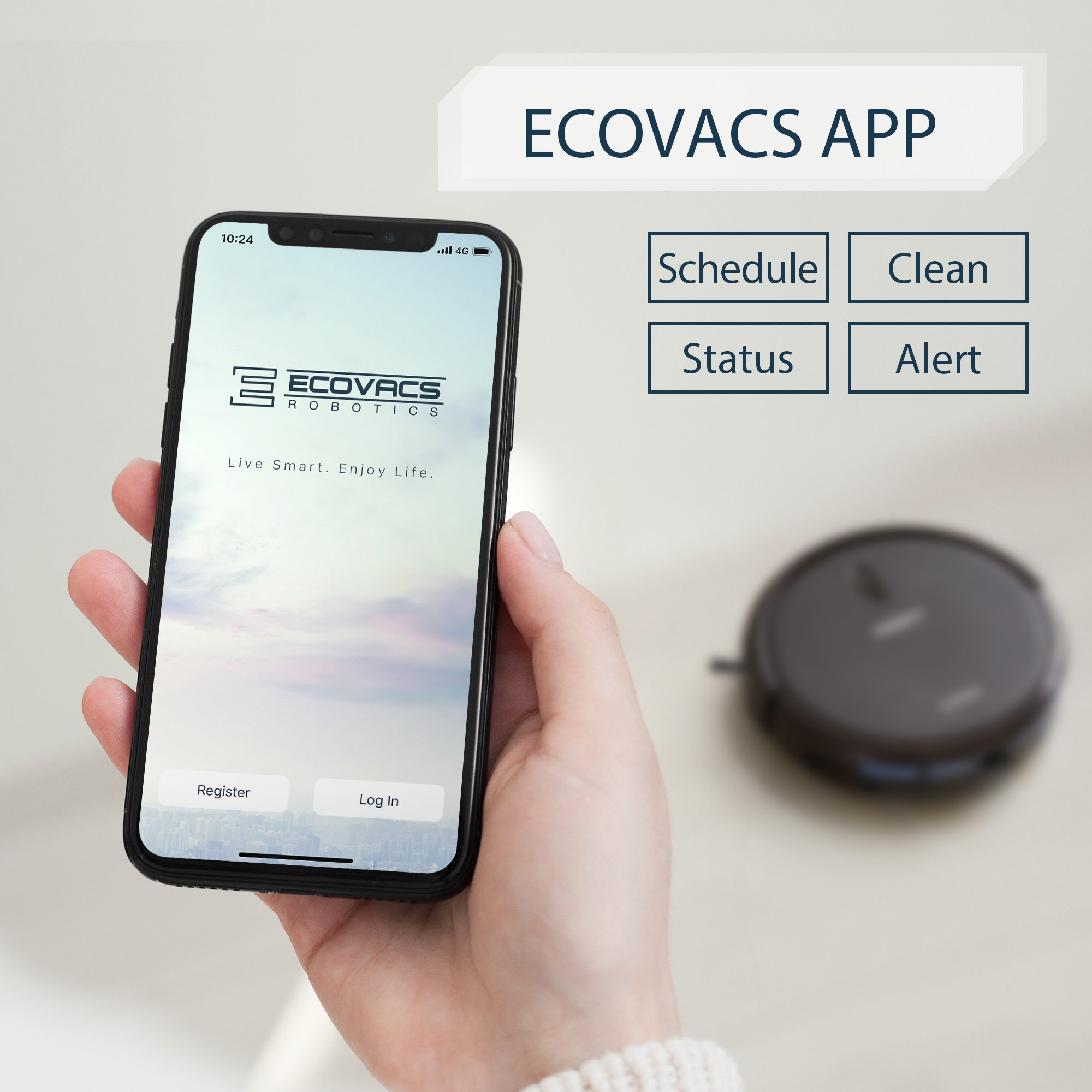 ECOVACS DEEBOT N79S Robot Vacuum Cleaner with Max Power Suction, Alexa