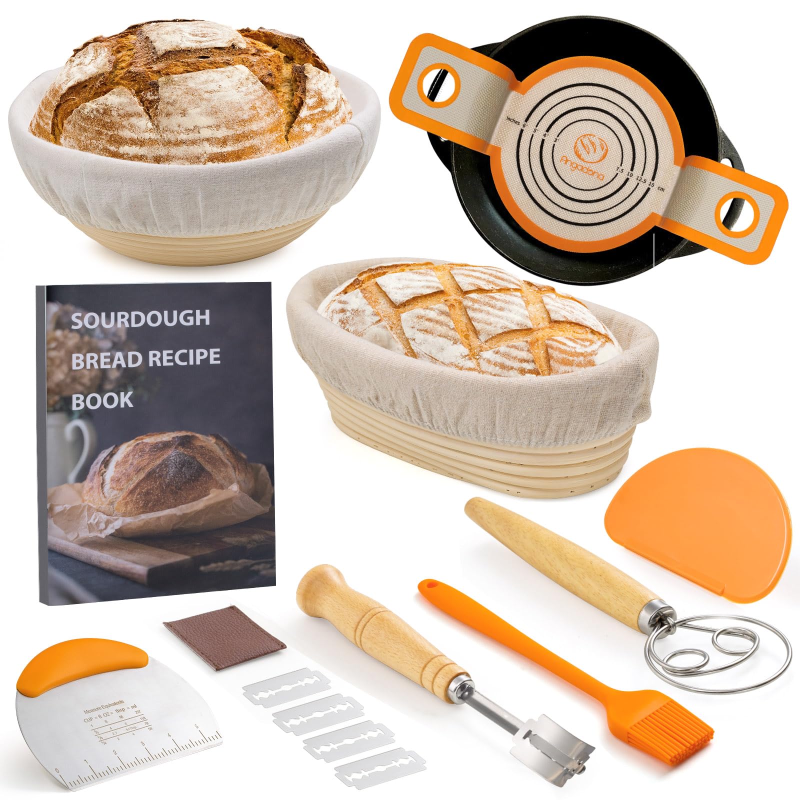 Sourdough Starter Kit, Sourdough Bread Baking Supplies, 9
