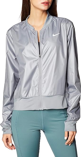 nike silver jacket women's