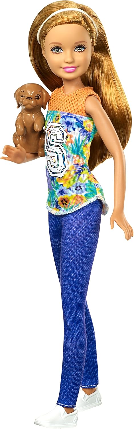 Barbie Great Puppy Adventure Stacie Doll, White, 0 - Image 3