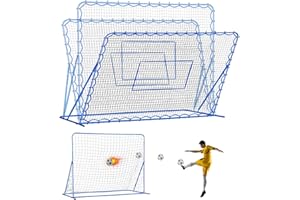 Winthai Soccer Rebounder Net, Quick-Switch Angle Soccer Training for Control, Passing Practice, Easy Setup Soccer Goal Rebounder Gifts Aids & Equipment for Kids,Teens & Adults