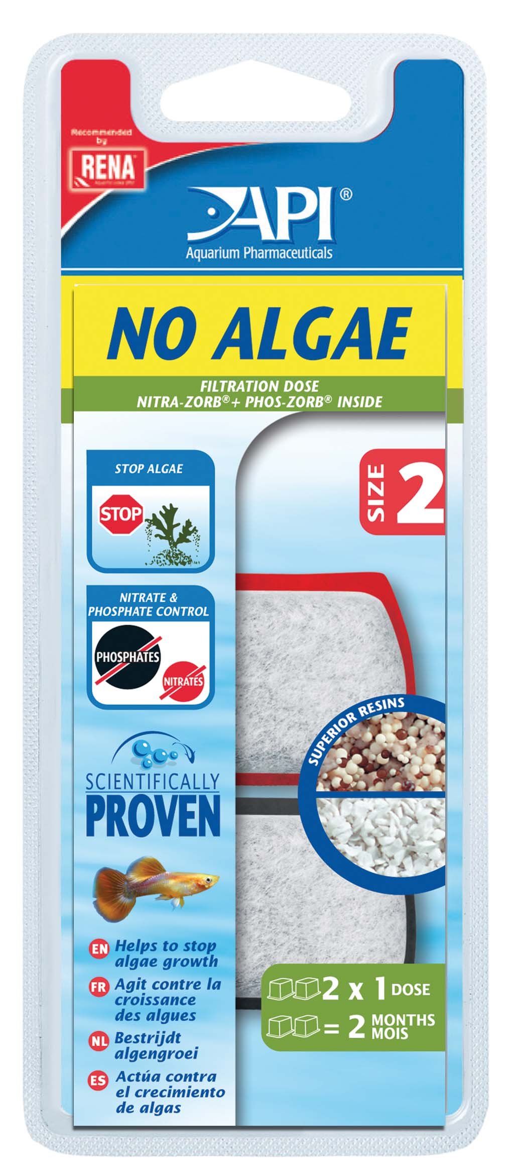 APl - No Aglae - Filtration Dose - Box of 2 - Accessories for Aquariums.