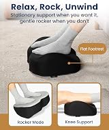 Everlasting Comfort Foot Rest Under Desk Memory Foam Non Slip Base view 3