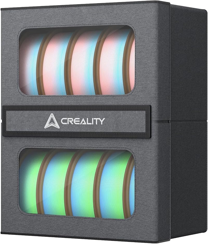 Creality Filament Storage Container 2-Tier Metal Organizer 10 Rolls