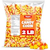Taboom Classic Candy Corn, Made with Real Honey, 2 Pound Bag | Tri-color candy corn made with real honey, approx. 500 pieces, great for fall and Thanksgiving decor.