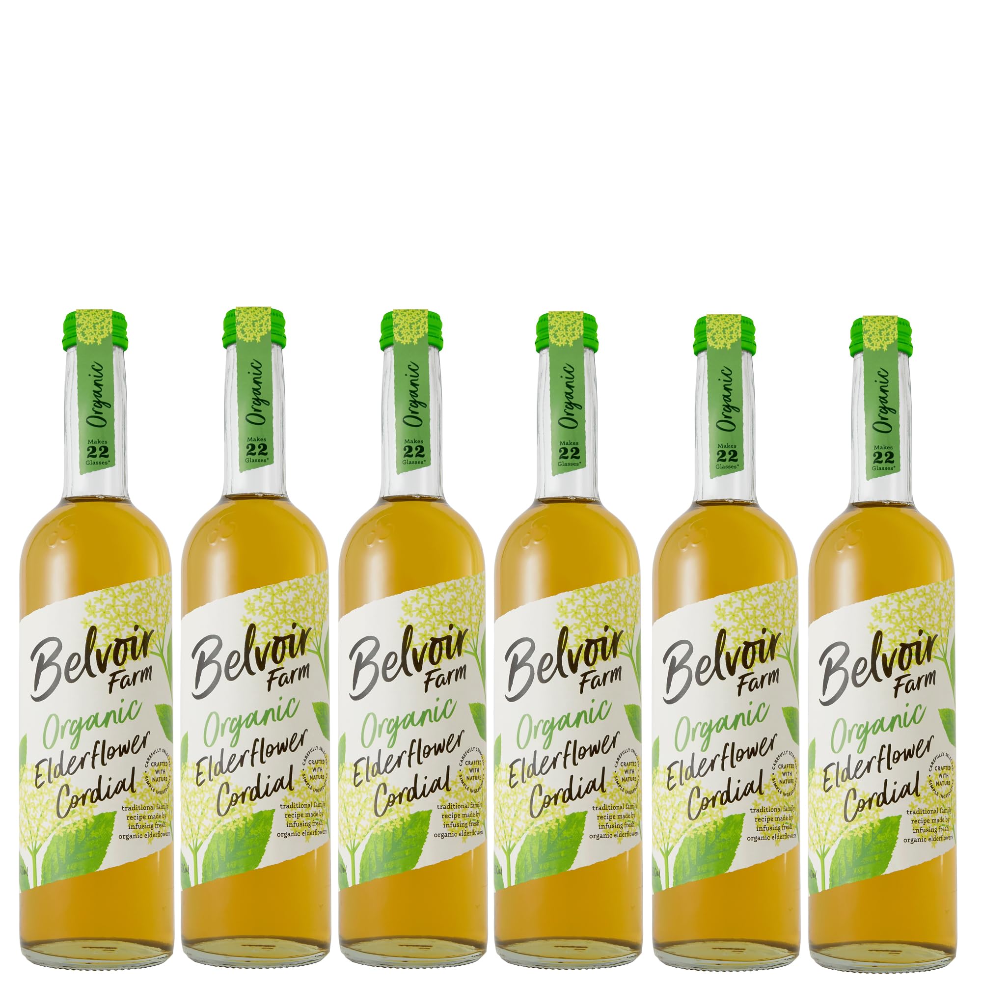 有機 コーディアル エルダーフラワーシロップ 500ml×6本商品画像