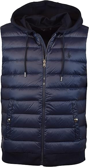 polo ralph lauren paneled down hoodie