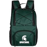 Logo Brands NCAA 24-Can Flex Backpack Cooler &ndash; Leak-Proof Lining, Bungee Cord Top &amp; Shoulder Straps &ndash; Portable Cooler for Tailgates, Beach &amp; Outdoor Events