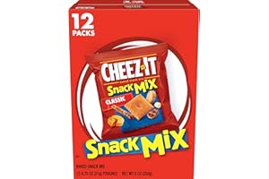 Cheez-It Snack Mix, Office and Kids Snacks, Classic, 9oz Box (12 Packs)