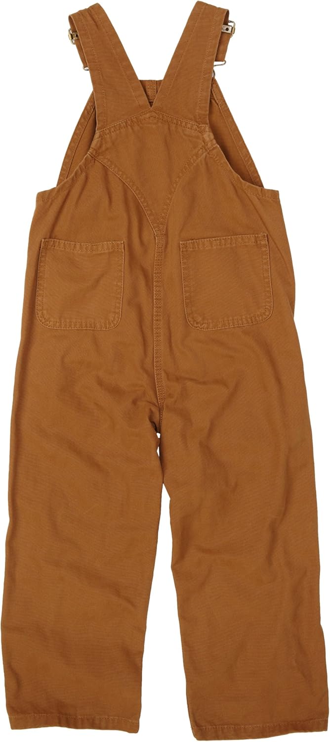 Carhartt Boys' Bib Overall, Canvas, 4T: Infant And Toddler Overalls: Clothing