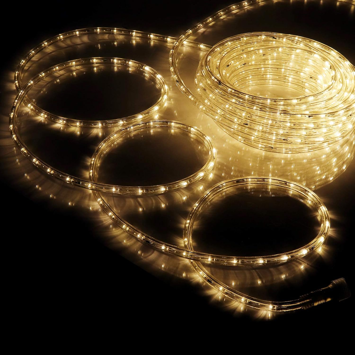 JINQI LED Strip Lights, 33ft Warm White LED Lights Flexible