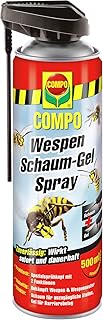 COMPO Wespen Schaum-Gel-Spray inkl. Sprührohr, Sofort- und Langzeitwirkung, 500 ml