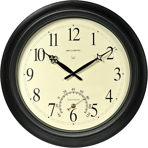 Amazon Com Acurite 50308 18 Inch Aged Metal Indoor Outdoor Atomic
