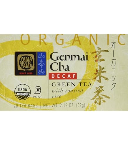 Amazon.com : Yamamotoyama Organic Decaf Genmaicha Premium Green