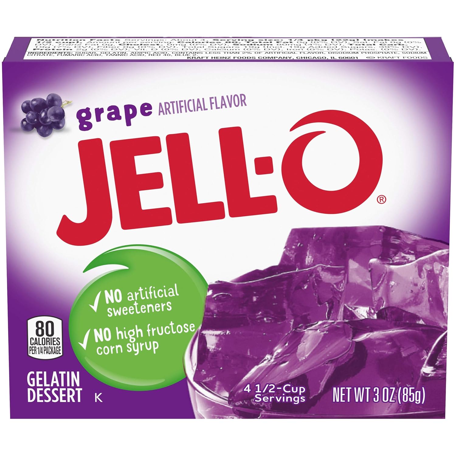Jello grape 85 g Amazon.it Alimentari e cura della casa