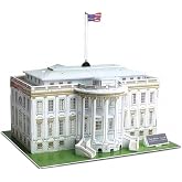 Liberty Imports The White House 3D Puzzle - Architectural Puzzles for Adults and Kids - Building Model DIY Kit, 35 Pieces