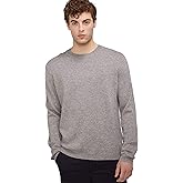 State Cashmere Essential Crewneck Sweater 100% Pure Cashmere Pullover Knitted Base Layer for Men