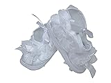 Girls Organza Trim Bootie Ideal for Christening