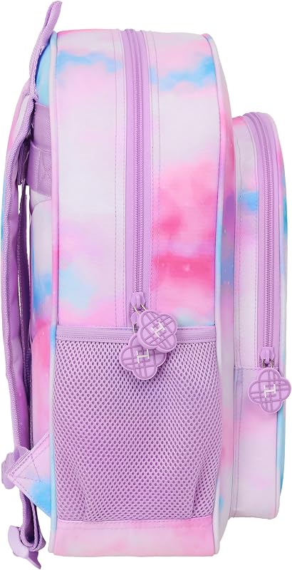 K-POP Demon Hunters - ARTISTA - Mochila escolar de rapaz, mochila infantil, adaptável ao carrinho, ideal para crianças em idade escolar, confortável e versátil, resistência, 32x12x38 cm