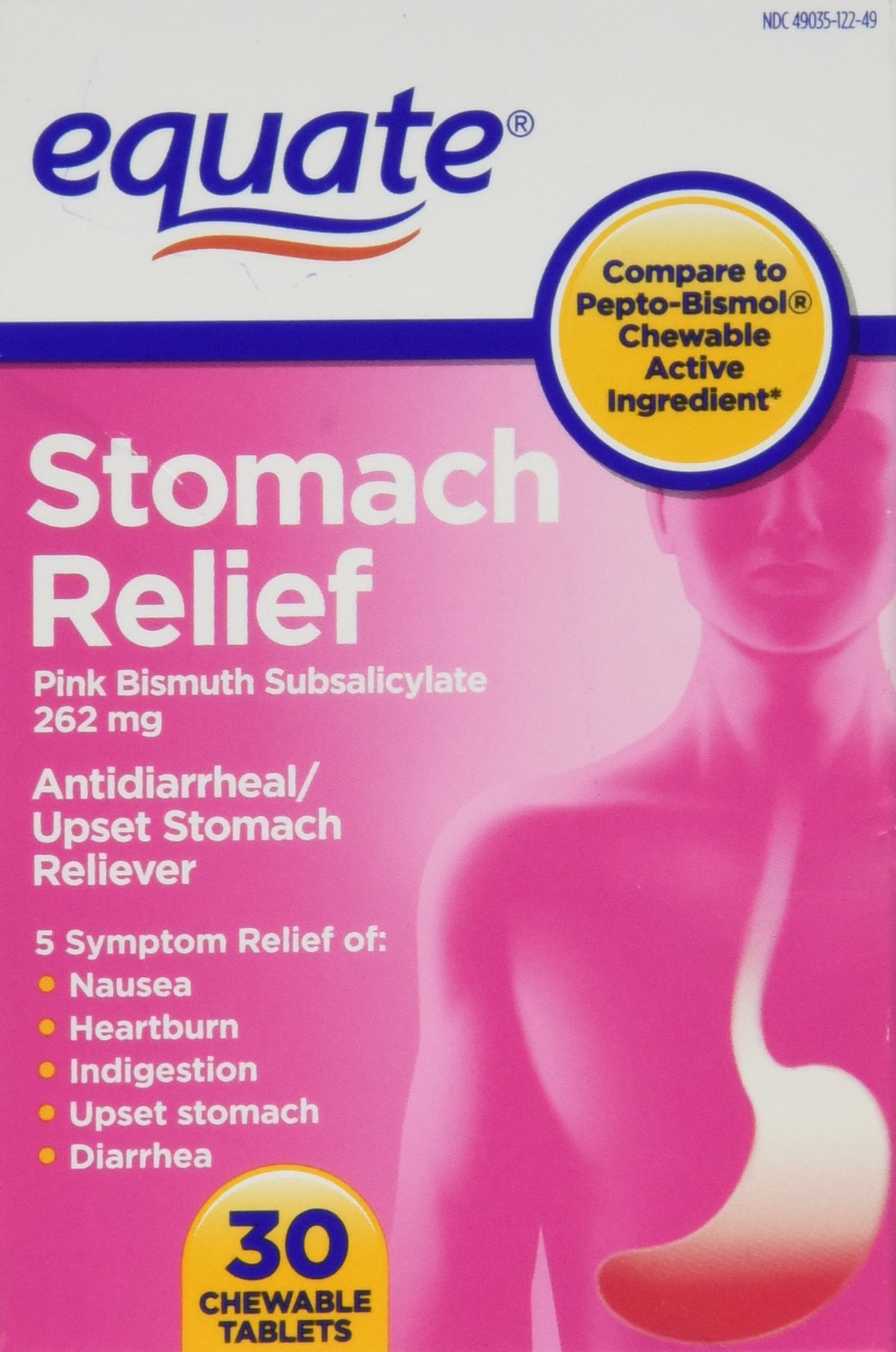Equate Stomach Relief, Regular Strength Pink Liquid 262