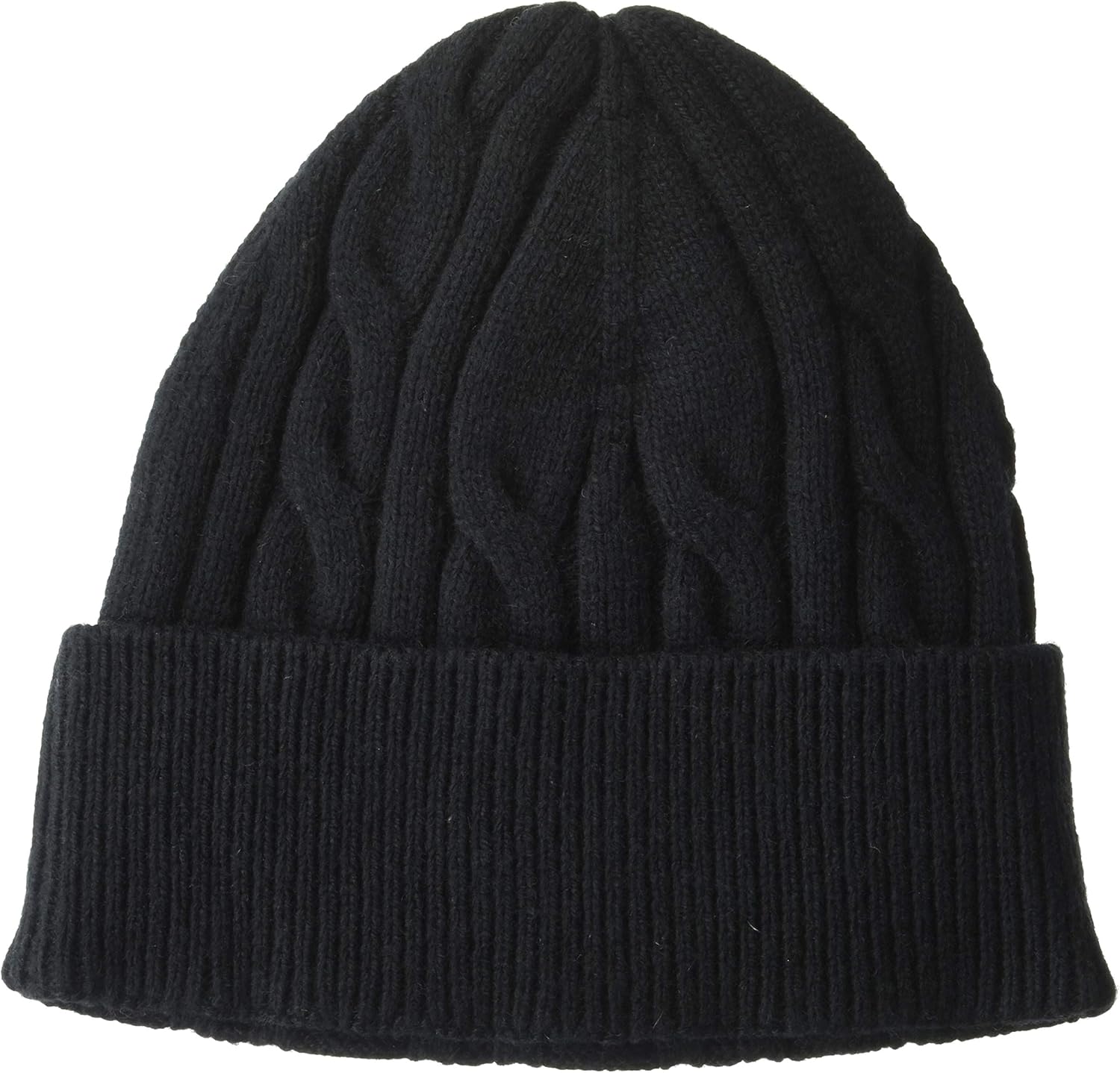 mens grey cable knit hat