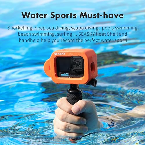 Floaty Case Voor GoPro Hero 13/12/11/10/9 – Drijvende Behuizing – Zwart