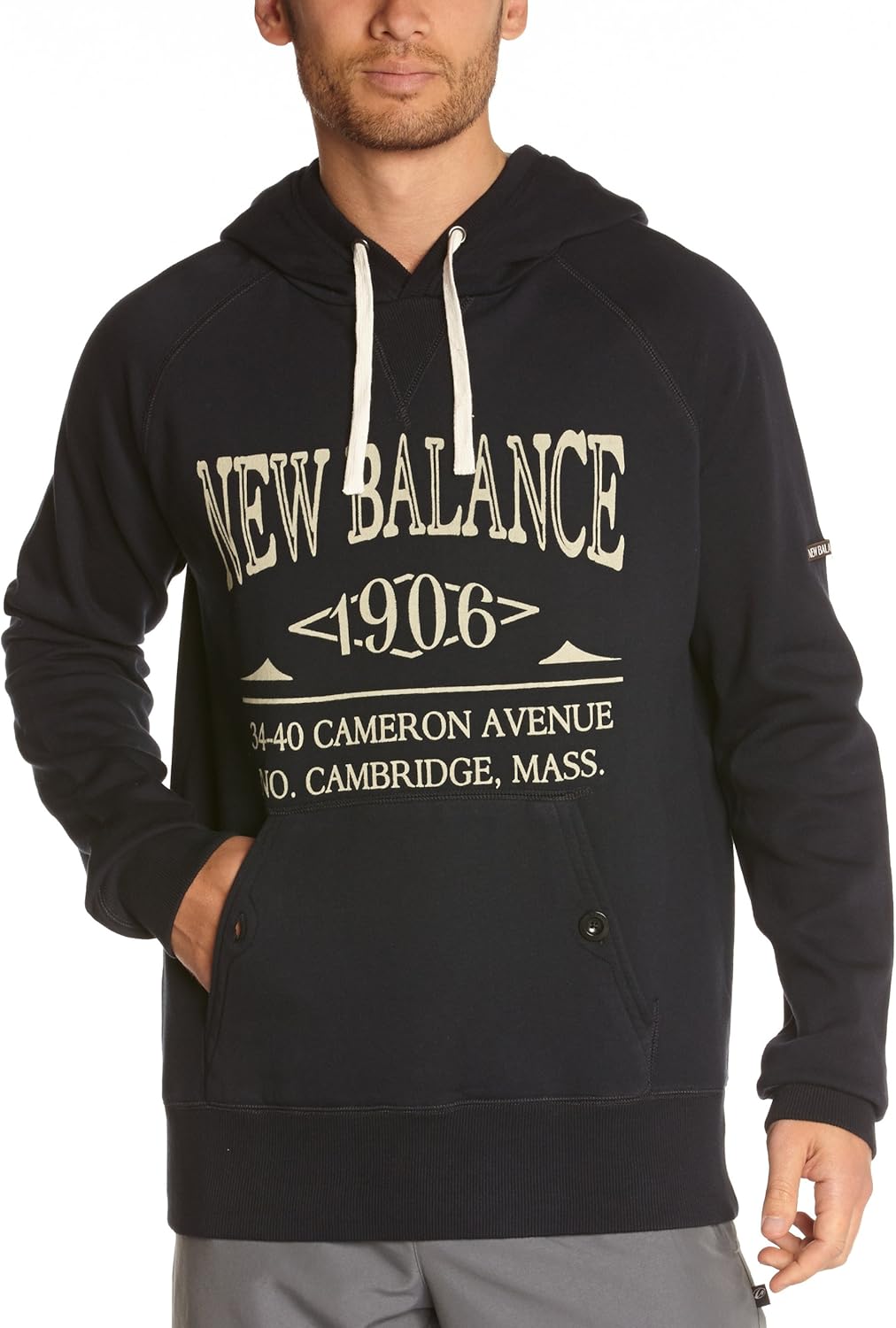 New Balance Men's Sweater grey graphite SizeS Amazon.co.uk Clothing