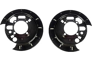 Dorman 924-208 Brake Dust Shield, Pair, Black