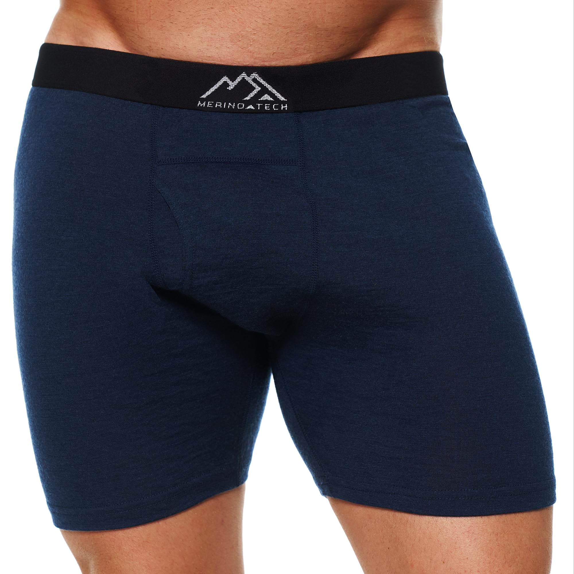 Photo 1 of Merino.tech Merino Wool Underwear Mens - 100% Merino Wool Base Layer Boxer Briefs for Men (Medium, 1 Pack - 170 Midnight Navy)