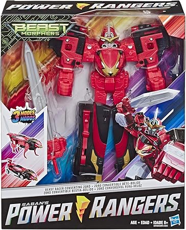 Amazon パワーレンジャー ビースト モーファー ビースト レーサー ゾード コンバーティング アクションフィギュア テレビ番組 ロボット 子ども向けフィギュア おもちゃ