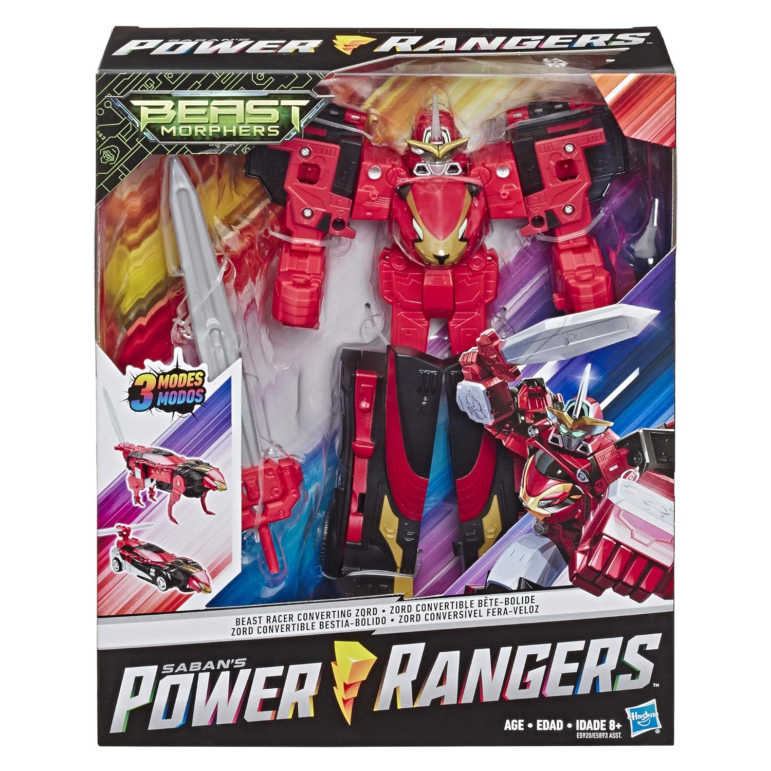 Buy Power Rangers Beast Morphers Beast Racer Zord Power Rangers
