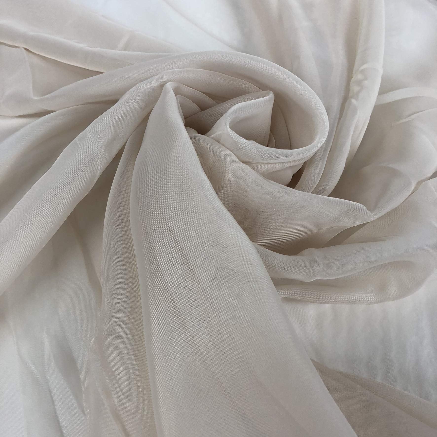 Megachest Wedding Drape Voile Fabric 58 Inches Wide DIY Material (Mink, 5 Meters Long) — image 1