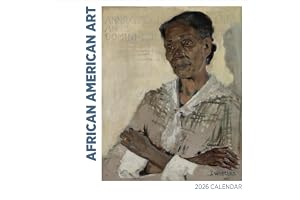 Wall Calendar 2026, African American Art, 12 Months, Large Grid Design Featuring 12 Artworks