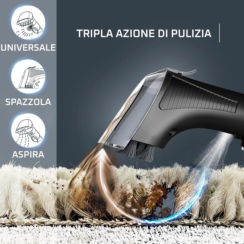 Clean It Hot & Cold, Smacchiatore e Pulitore Portatile, IN7022