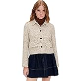 Madewell Women's Tweed Shirt Collar Jacket