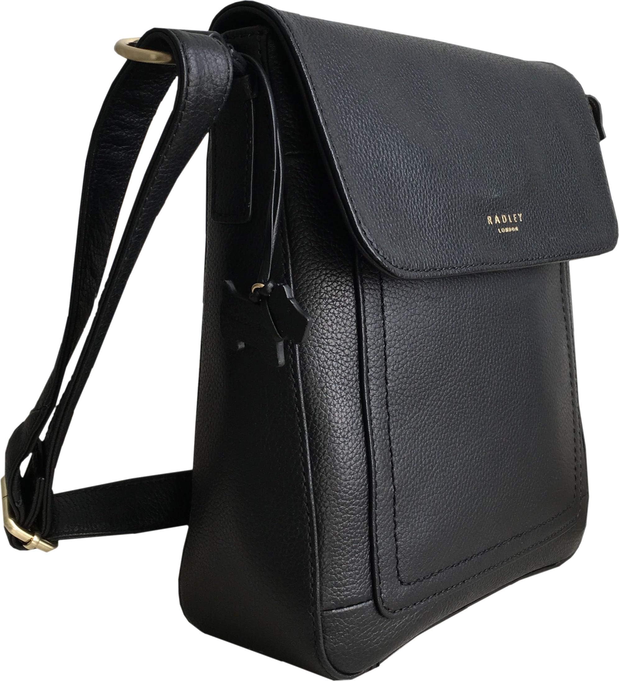 Radley"Maddoox Street" Crossbody Leather Bag in Black