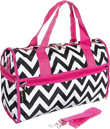 chevron duffle bag