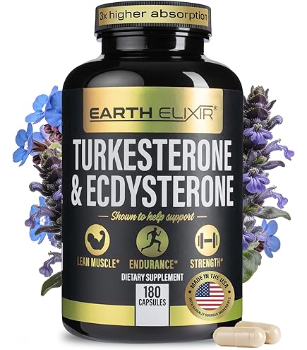 Amazon.com: Earth Elixir Turkesterone & Tongkat Ali for Men  Natural  Testosterone Support, 2-in-1 High Potency Turkesterone Supplement for Men &  Women - Made in USA & 3rd Party Tested : Health