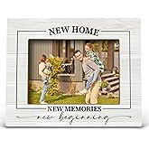 FONDCANYON New Home Memories Housewarming Picture Frame, First Home Gifts (5x7 Inch Photo) (Color-2)